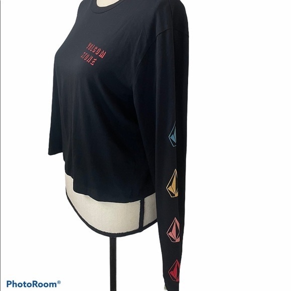 Volcom Stone Long Sleeve Cropped Top - Picture 4 of 4